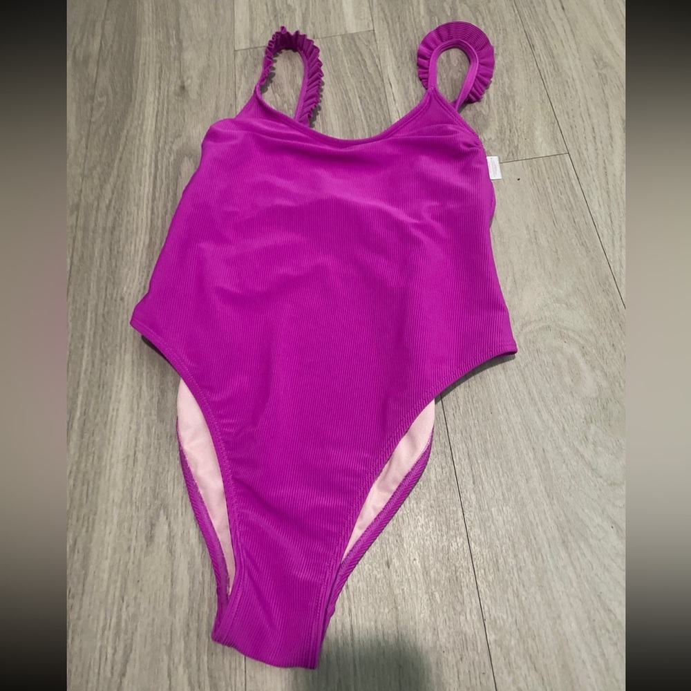 Xhilaration  Ruffled Strap One-Piece
